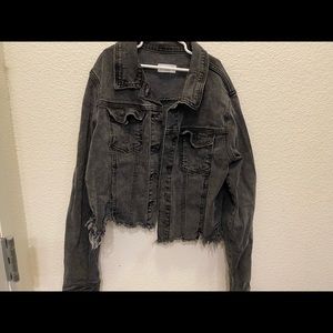 Cello Distressed Jean Jacket